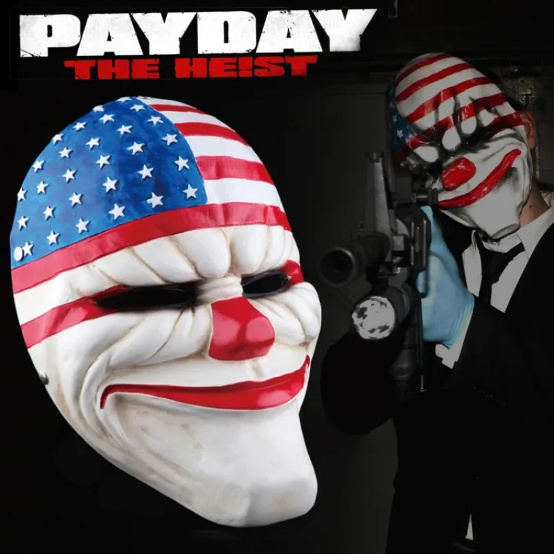 Party Games In Steam - Masque PVC Cosplay Effrayant Clown Dallas