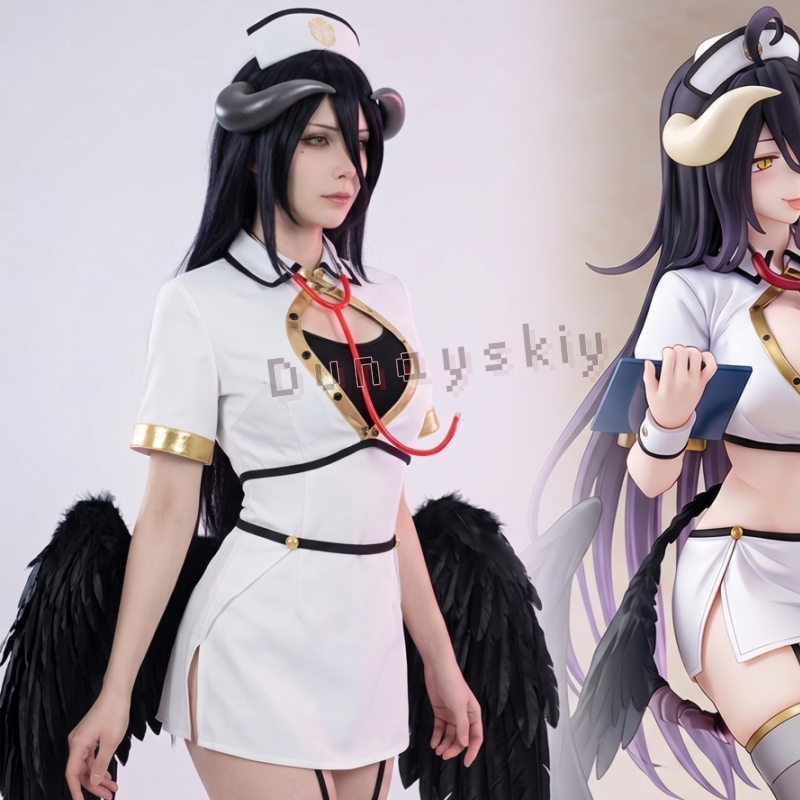 Party Games Mini - OVERLORD Albedo – Costume de Cosplay