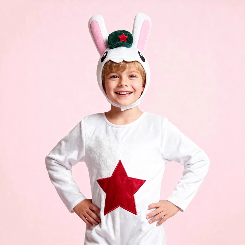 Party Games Easter For Kids - Costume de Pâques blanc pour enfants