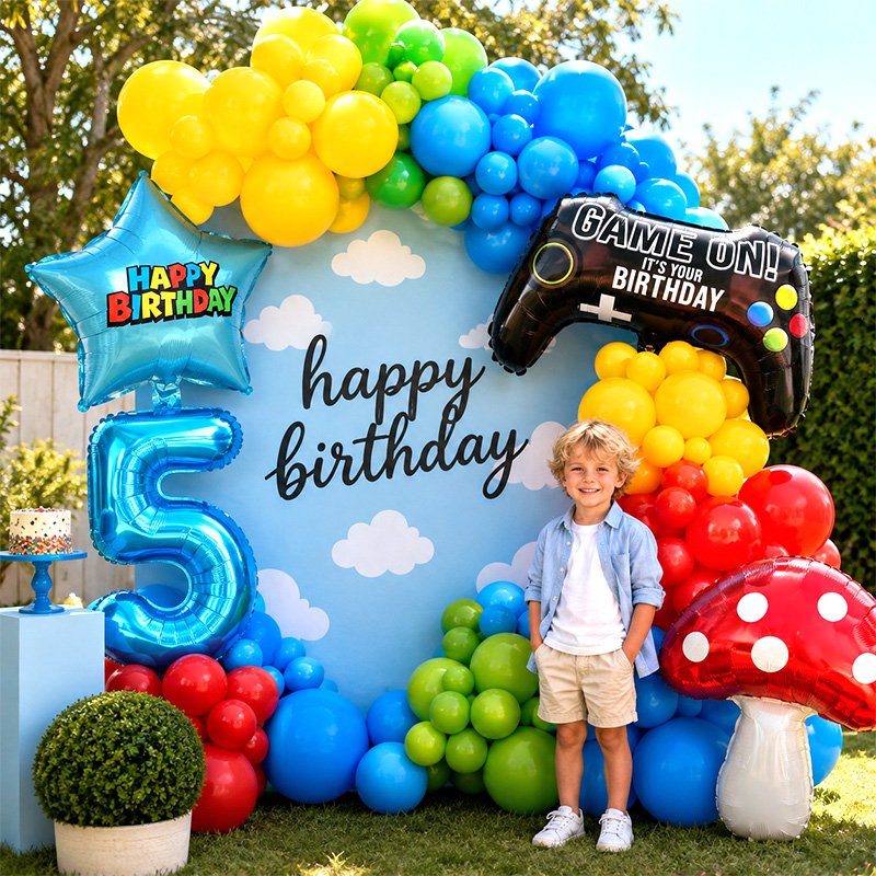Party Games Easter For Kids - Kit d'arche de ballons en forme