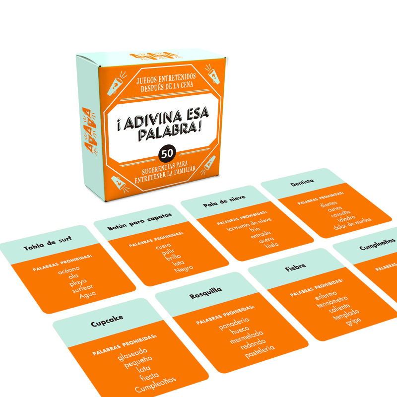Party Games In Spanish - Jeu de société de devinettes de