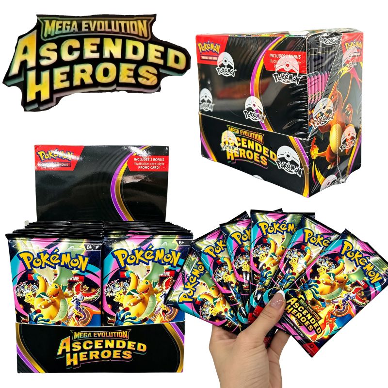 360 cartes Pokémon Mega Évolut - Party Games Box avis et prix