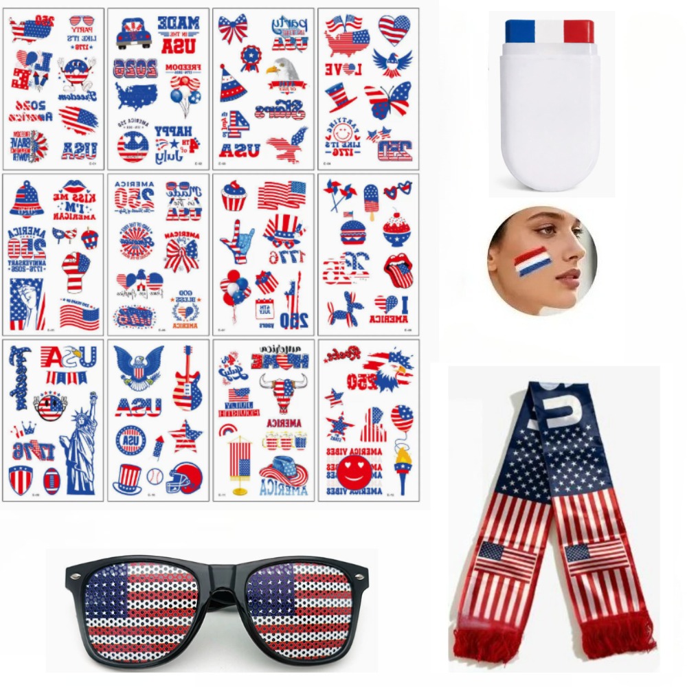 Kit de Supporter Patriotique U - Party Games Usa avis et prix