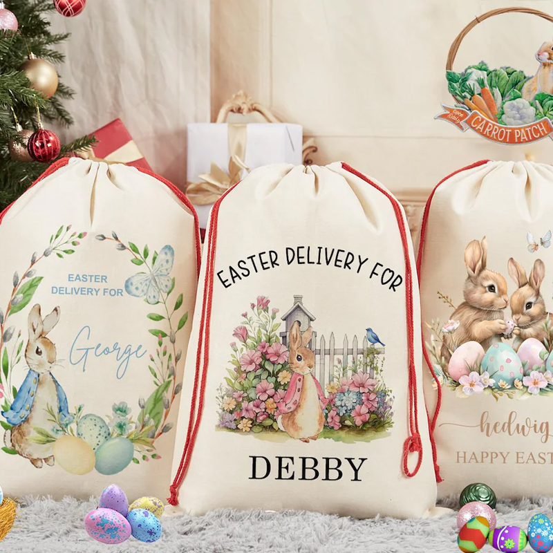 Sac cadeau personnalisé avec l - Party Games Easter For Kids avis et prix