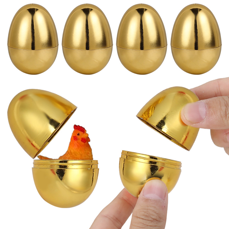 6 œufs de Pâques dorés en plas - Party Games Easter For Kids avis et prix