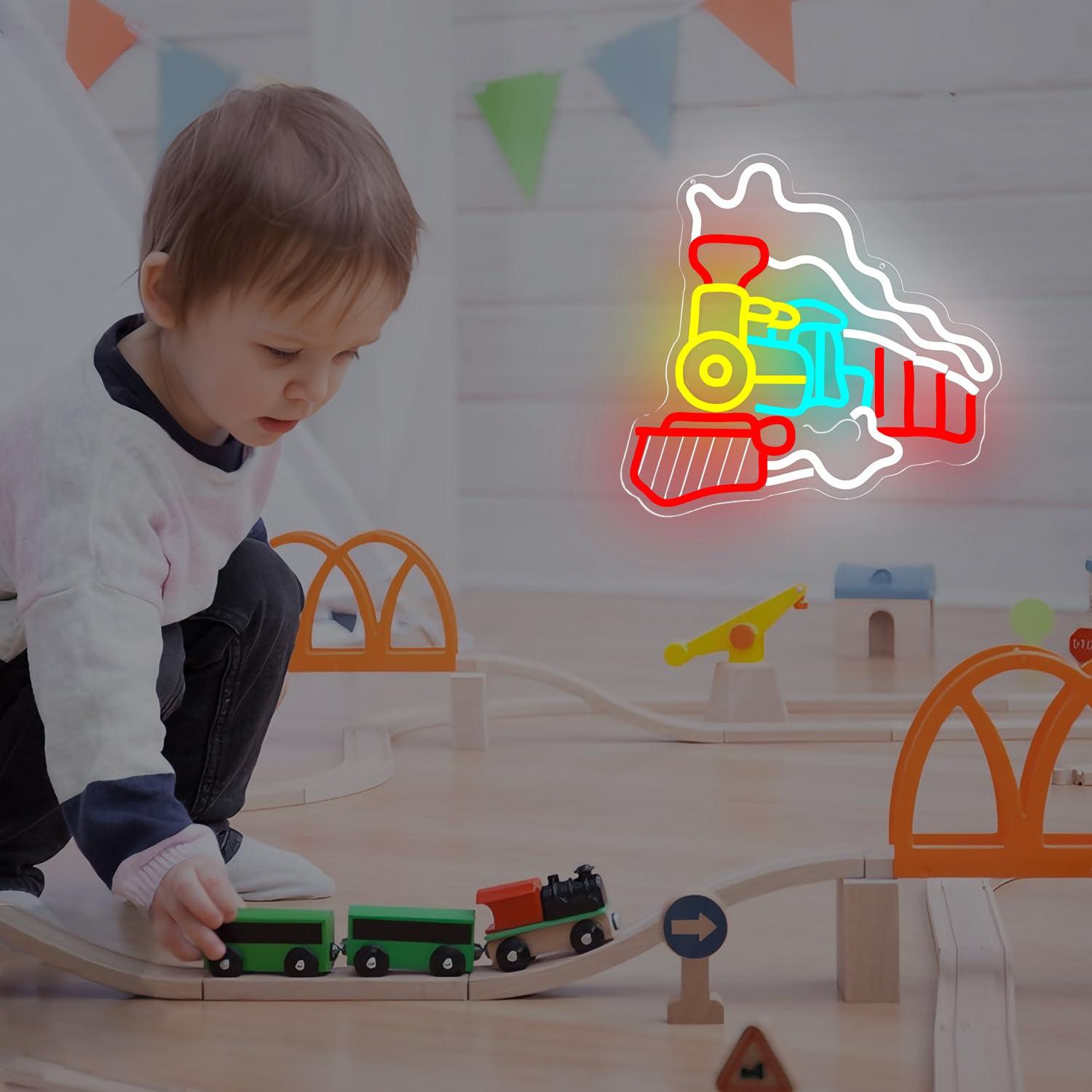 Enseigne néon Train à vapeur,  - Party Games In Steam avis et prix