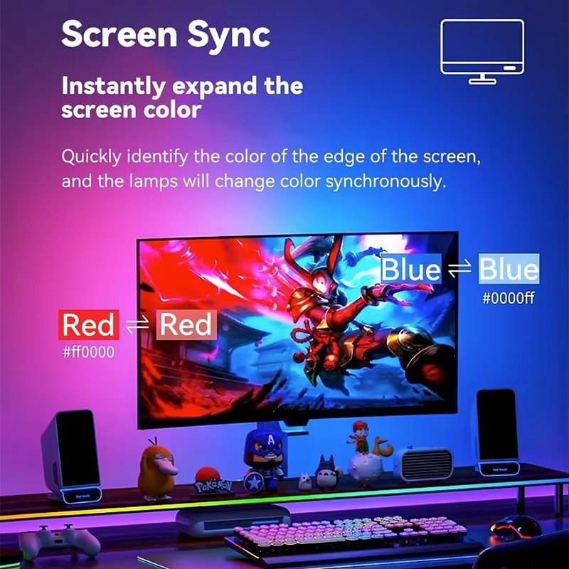 Bande lumineuse RGB pour jeux, - Party Games Pc avis et prix