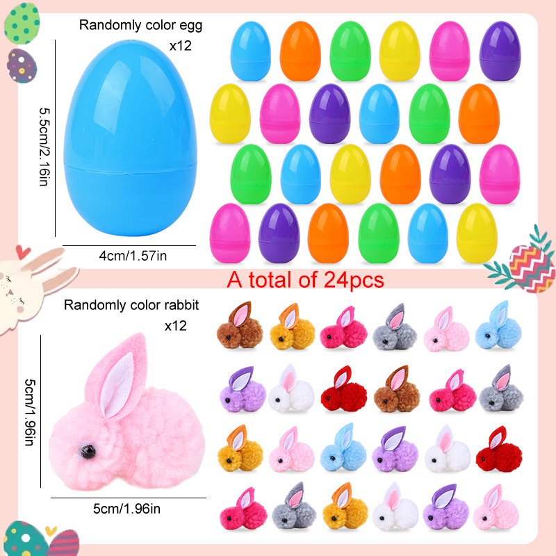 24 œufs de Pâques mignons avec - Party Games Easter For Kids avis et prix