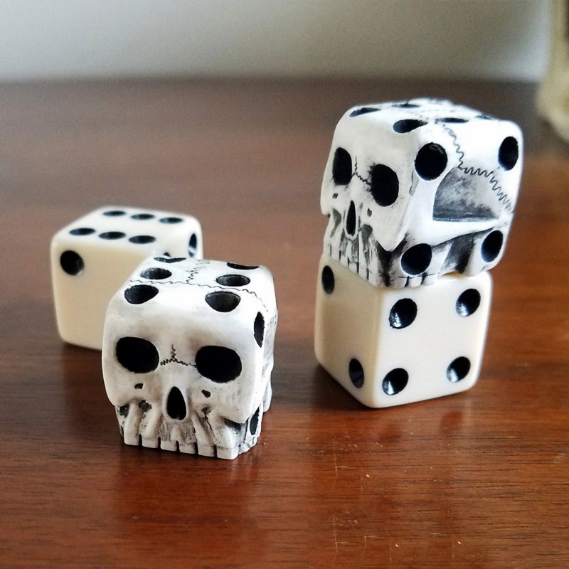 Jeu de dés en résine de crâne  - Party Games No Equipment avis et prix